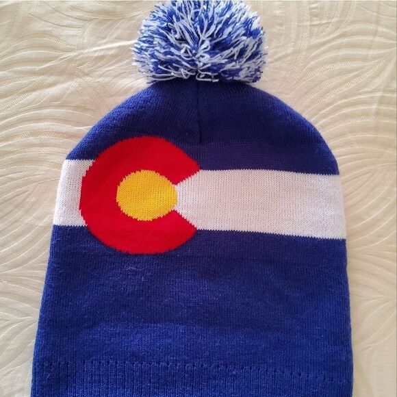 Wild Hats Colorado State Flag Unisex Beanie - Picture 2 of 6
